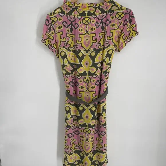 Anthropologie Porridge Sprightly Belted Shirtdress Women’s 0 Bohemian Peasant - Picture 2 of 8